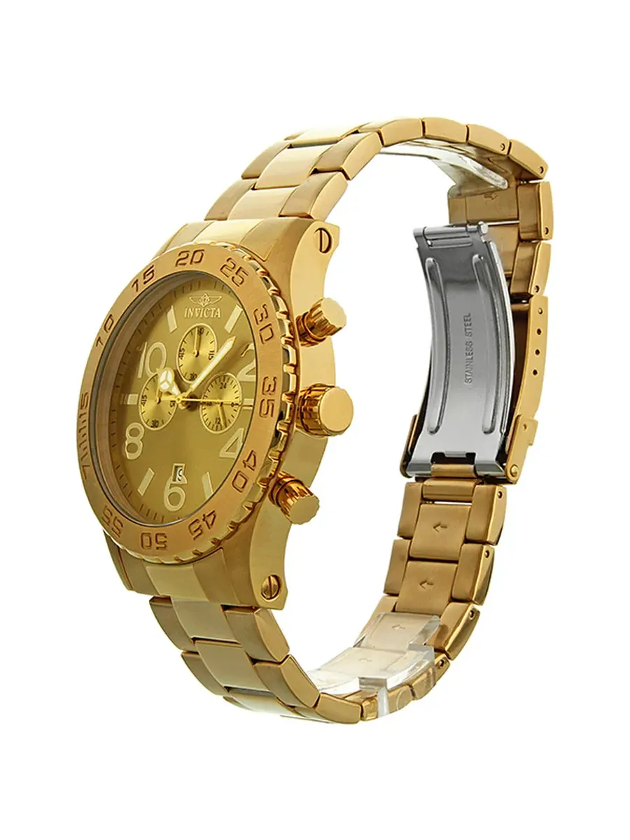 Мужские часы Invicta Elegant Ocean с шампанским циферблатом 1270 — изображение 2 из 7, оттенок желтый золотистый
