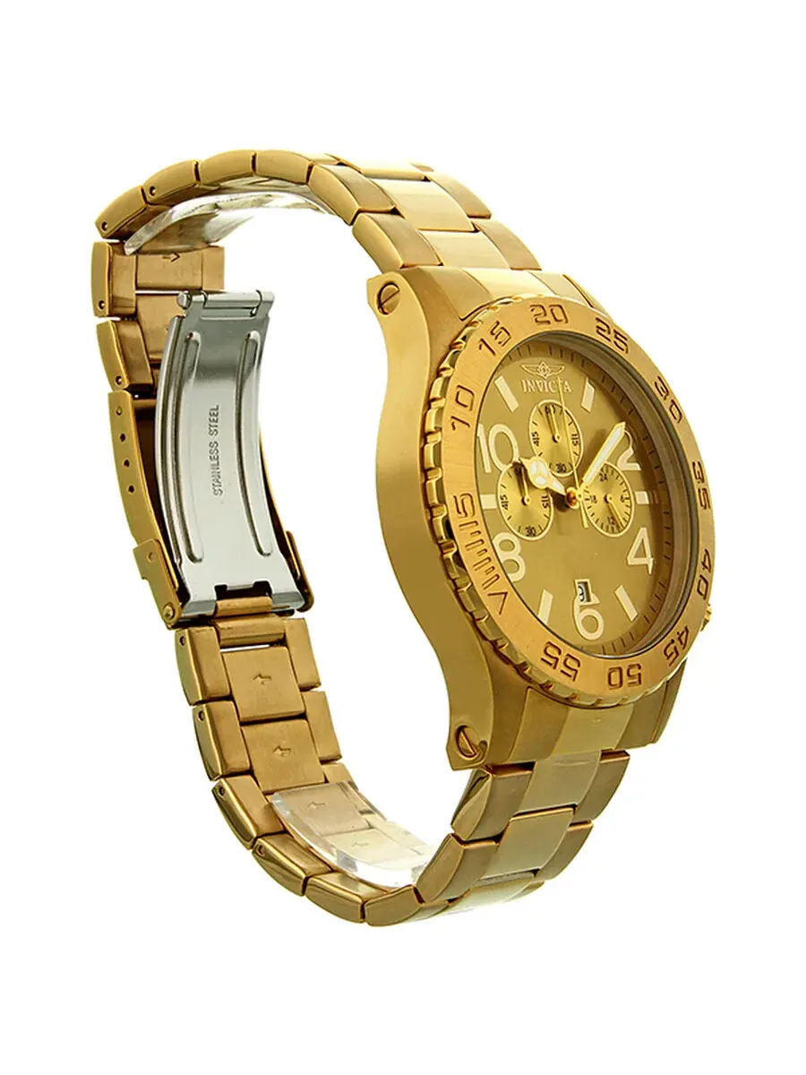 Мужские часы Invicta Elegant Ocean с шампанским циферблатом 1270 — изображение 5 из 7, оттенок желтый золотистый