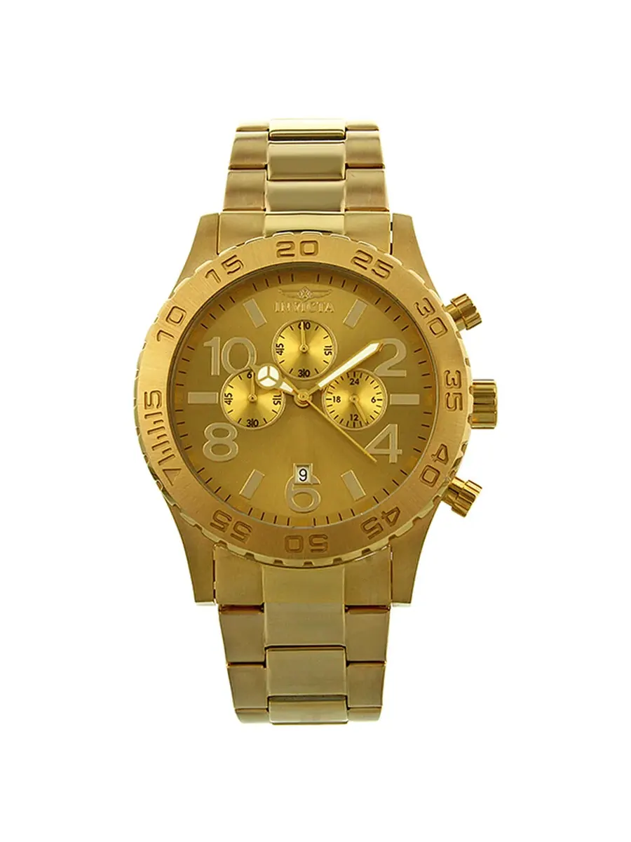 Мужские часы Invicta Elegant Ocean с шампанским циферблатом 1270 — изображение 6 из 7, оттенок желтый золотистый