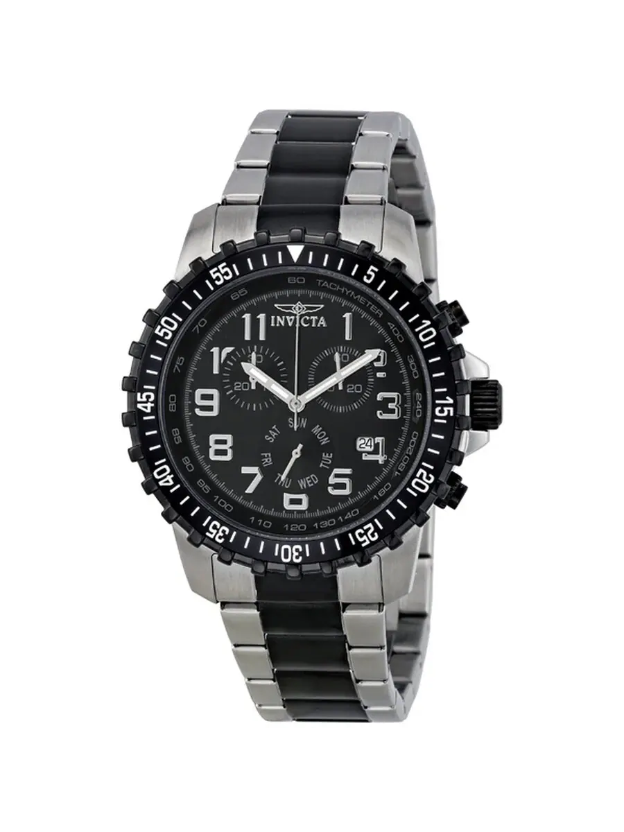 Мужские часы Invicta II Collection Chronograph Two-tone 1326 — изображение 1 из 4, оттенок черный
