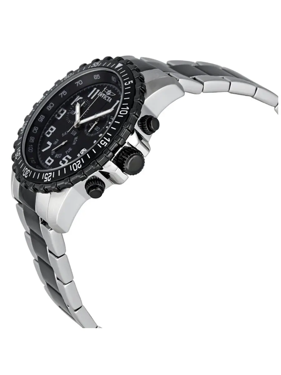 Мужские часы Invicta II Collection Chronograph Two-tone 1326 — изображение 2 из 4, оттенок черный