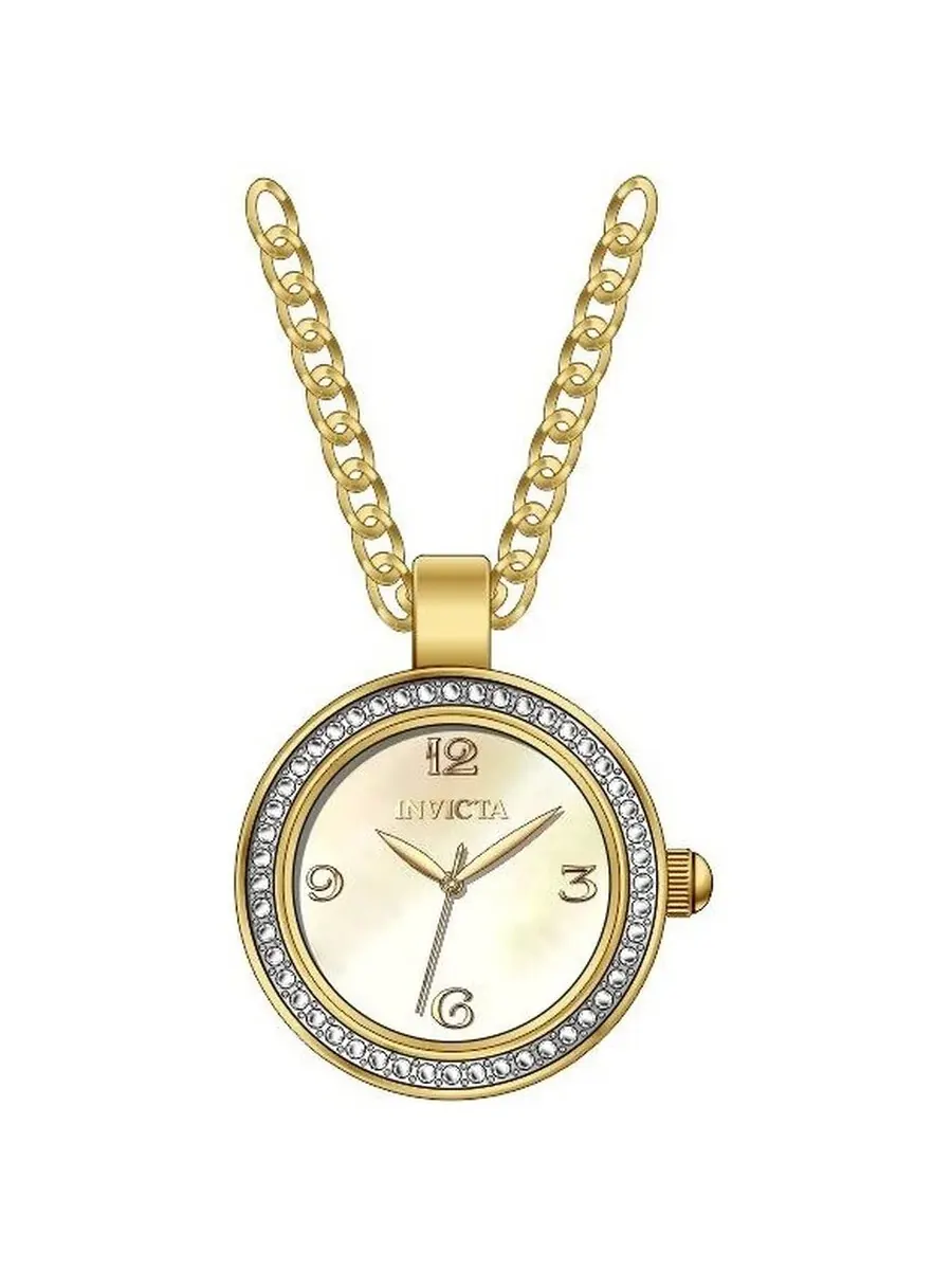 Женские часы Invicta Mini Angel с кварцевым механизмом, золотым циферблатом, модель 49932 — изображение 1 из 1