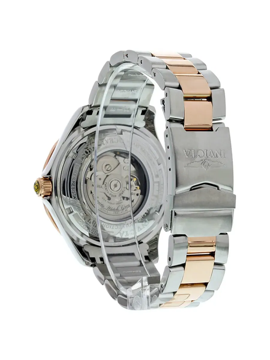 Мужские часы Invicta Ocean Ghost Automatic с серебристым циферблатом 7112 — изображение 5 из 6, оттенок розовый золотистый
