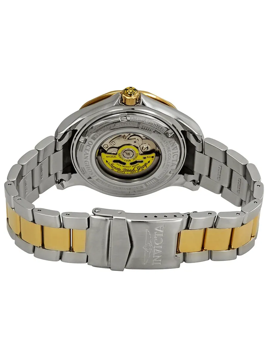 Мужские часы Invicta Ocean Ghost III с белым циферблатом и двухцветным корпусом 7036 — изображение 3 из 3