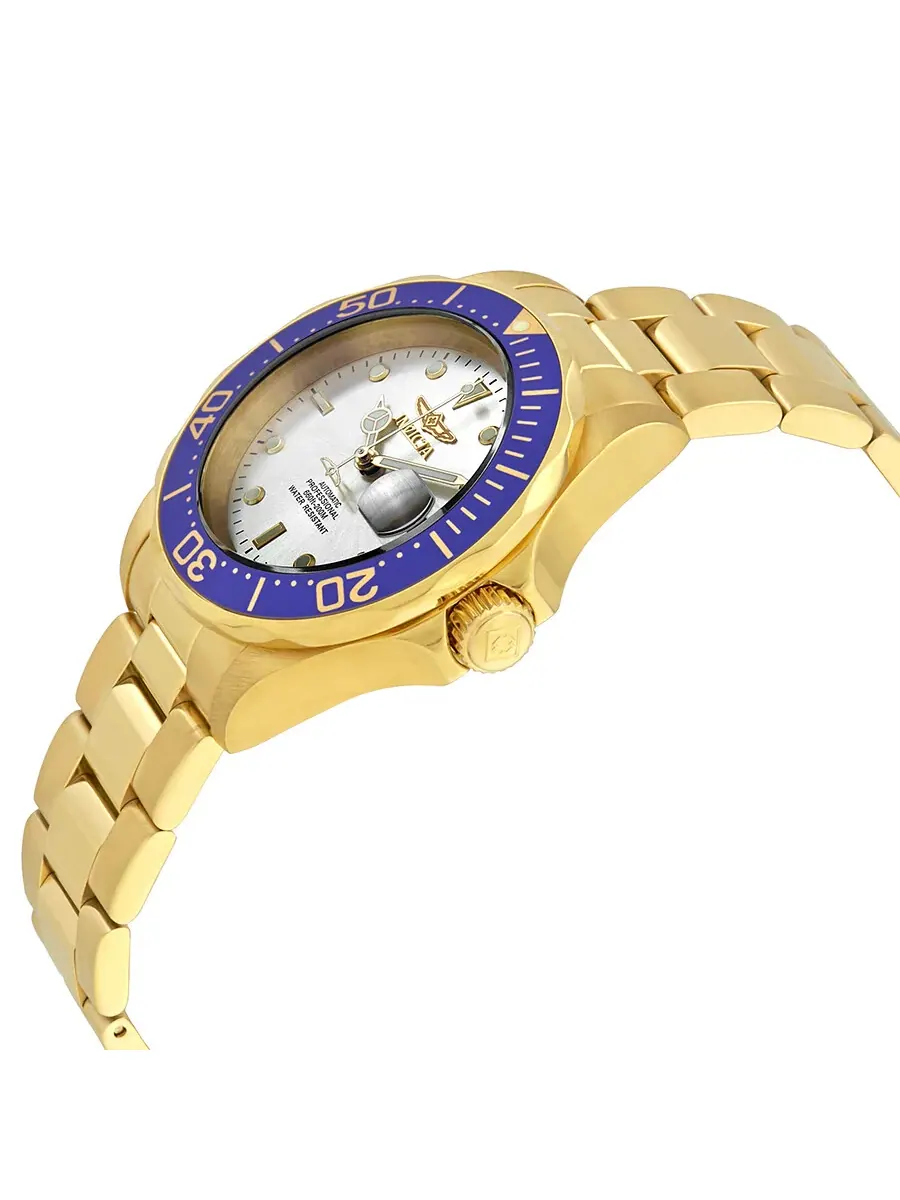 Мужские часы Invicta Pro Diver Automatic с шампановым циферблатом 9743 — изображение 2 из 3, оттенок желтый золотистый