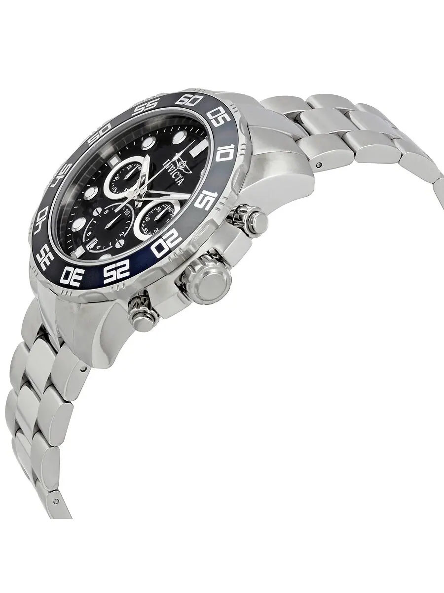 Мужские часы Invicta Pro Diver Chronograph с черным циферблатом 22226 — изображение 2 из 3, оттенок черный