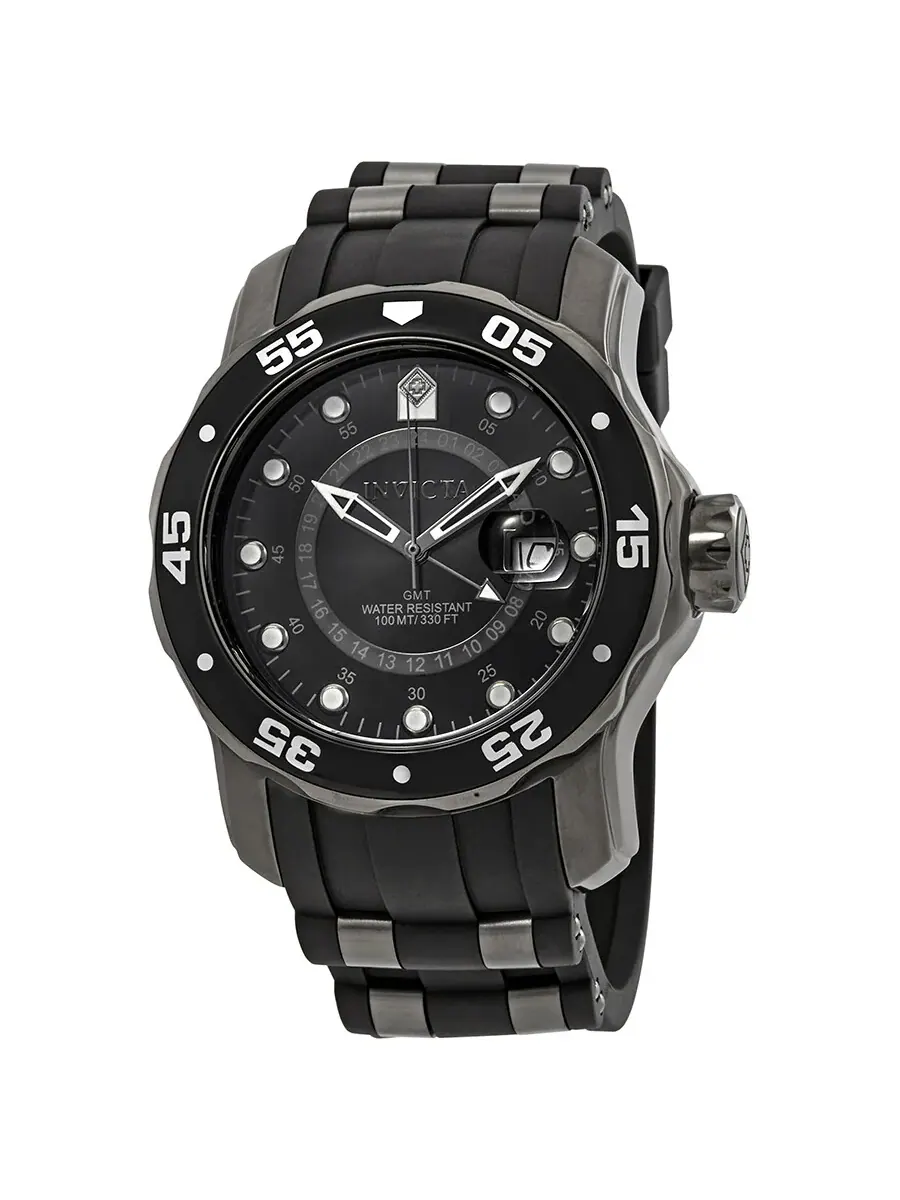 Мужские часы Invicta Pro Diver Collection GMT 6996 — изображение 1 из 4, оттенок серебристый