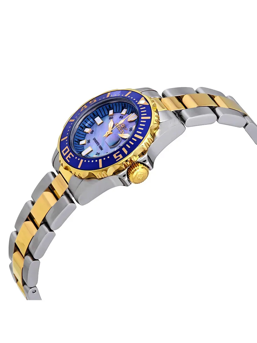 Женские часы Invicta Pro Diver Collection Lady Abyss 2961 — изображение 2 из 3, оттенок желтый золотистый