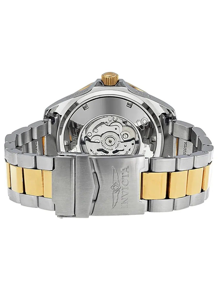 Мужские часы Invicta Pro Diver Grand Diver Automatic с серебристым циферблатом 3050 — изображение 3 из 4, оттенок золотистый