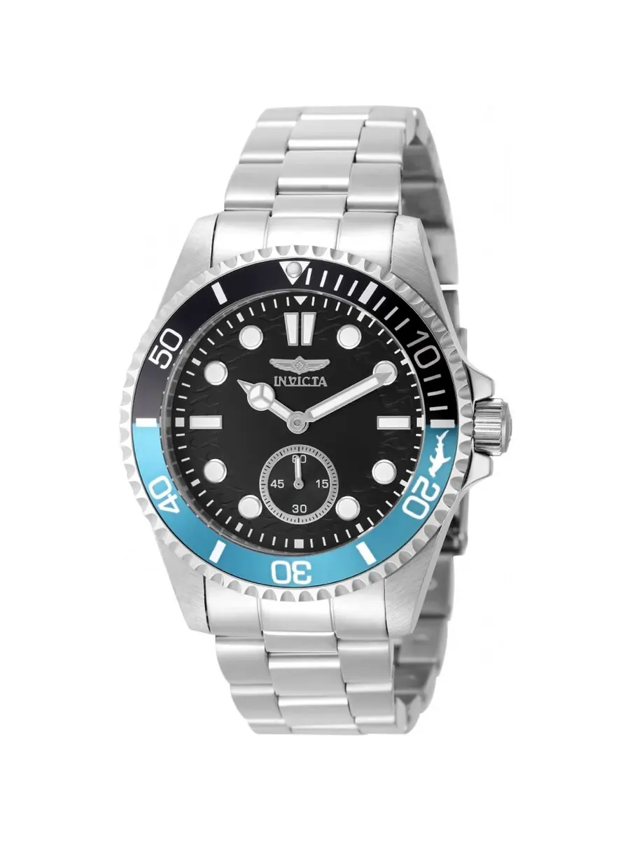 Часы для мужчин Invicta Pro Diver Quartz с черным циферблатом и безелем «Бэтмен» 49437 — изображение 1 из 1
