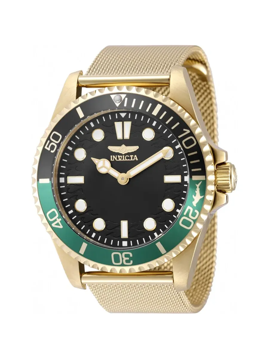 Мужские кварцевые часы Invicta Pro Diver с черным циферблатом и безелем Sprite, артикул 49692 — изображение 1 из 1