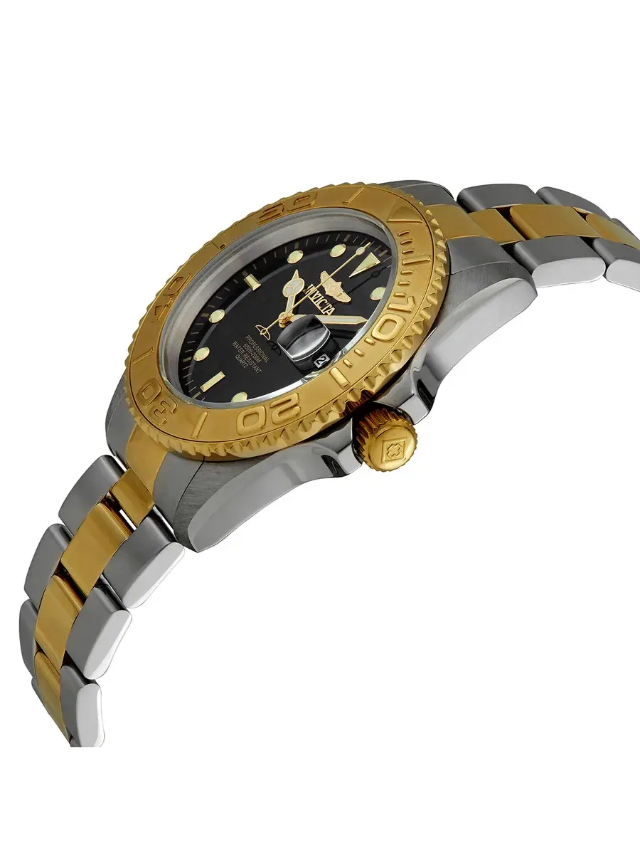 Мужские кварцевые часы Invicta Pro Diver с черным циферблатом и двухцветной отделкой, модель 29948 — изображение 2 из 3