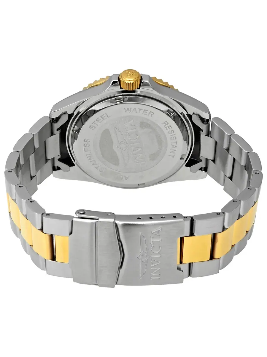Мужские кварцевые часы Invicta Pro Diver с черным циферблатом и двухцветной отделкой, модель 29948 — изображение 3 из 3