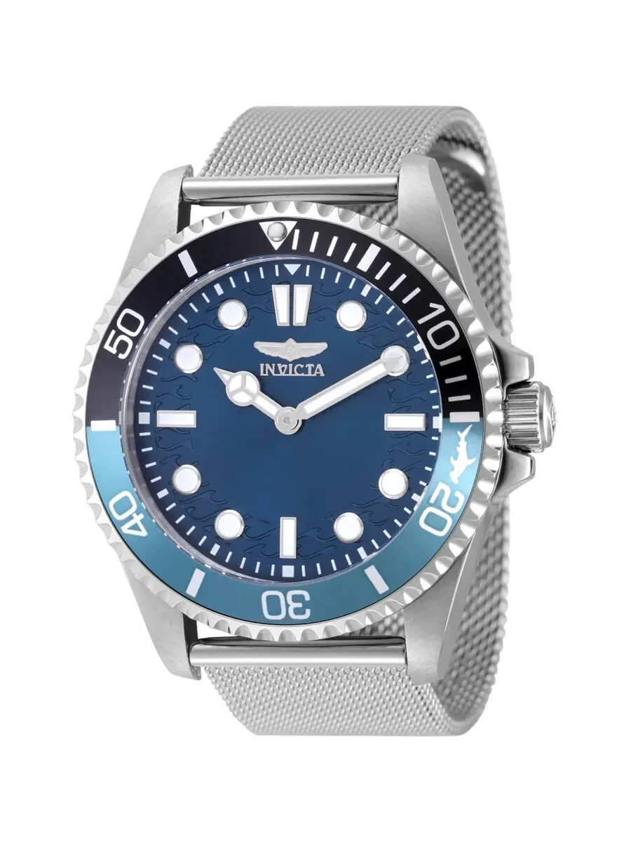Часы для мужчин Invicta Pro Diver Quartz с синим циферблатом и безелем «Бэтмен» 49686 — изображение 1 из 1