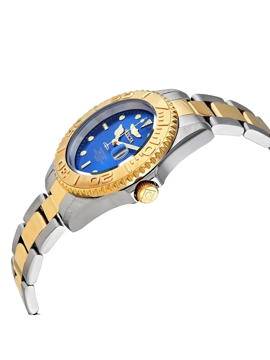Мужские часы Invicta Pro Diver с кварцевым механизмом — изображение 2 из 3, оттенок желтый золотистый