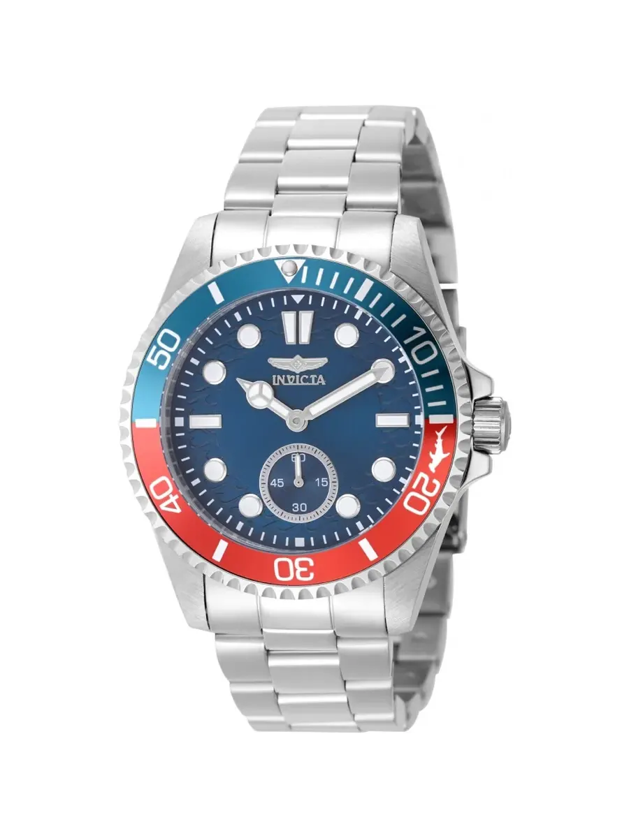 Мужские часы Invicta Pro Diver Quartz с синим циферблатом и безелем Pepsi, модель 49436 — изображение 1 из 1
