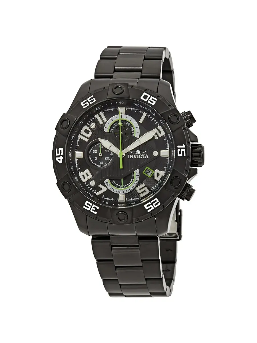 Мужские часы Invicta S1 Rally Chronograph с черным циферблатом 26101 — изображение 1 из 3, оттенок черный