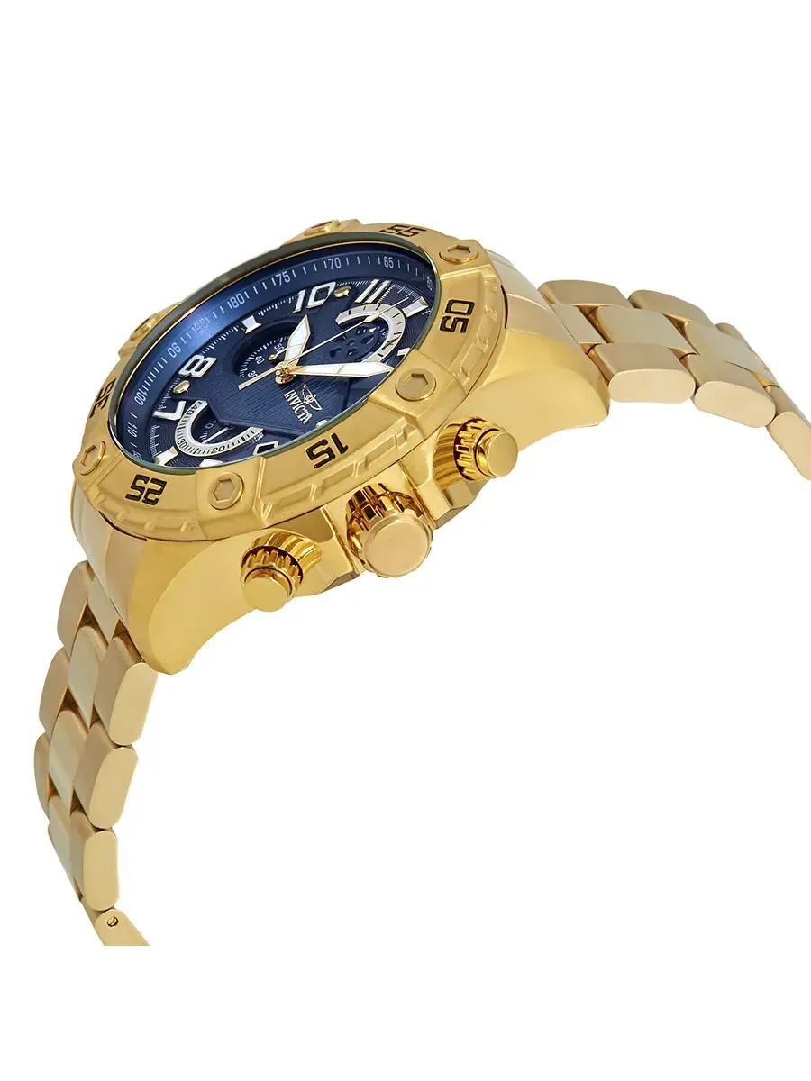 Мужские часы Invicta S1 Rally Chronograph с синим циферблатом 26095 — изображение 2 из 3, оттенок золотистый