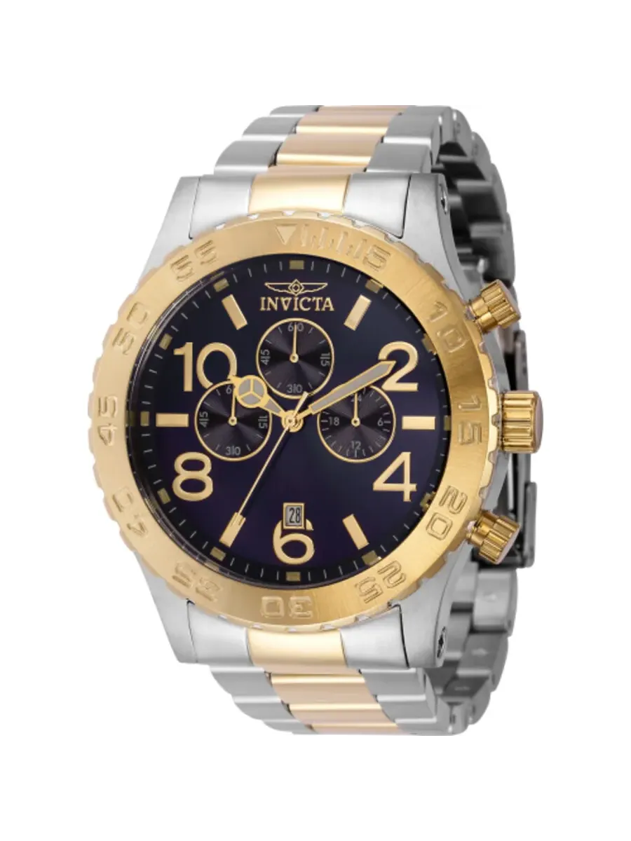 Мужские часы Invicta Specialty Chronograph с кварцевым механизмом и синим циферблатом 40603 — изображение 1 из 1
