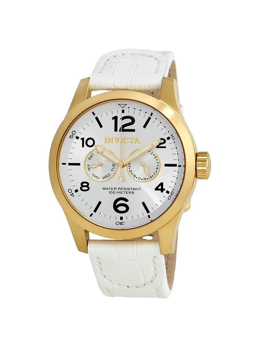 Мужские часы Invicta Specialty с серебристым циферблатом, дата и день, модель 12174 — изображение 1 из 3