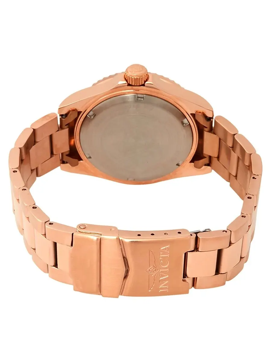 Женские часы Invicta Angel Crystal с белым перламутровым циферблатом 24615 — изображение 3 из 3, оттенок розовый золотистый