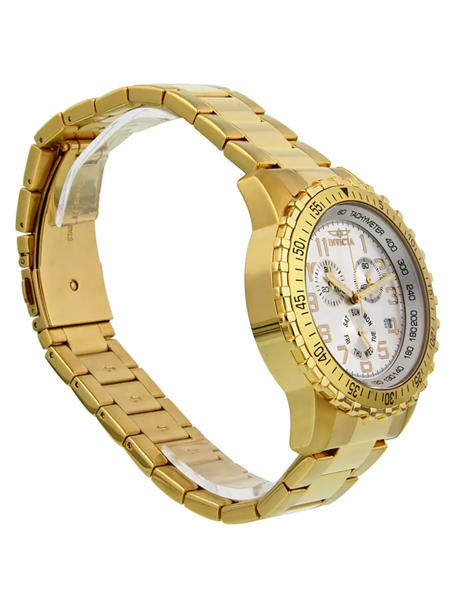 Мужские часы Invicta Specialty Pilot Chronograph с серебристым циферблатом 11369 — изображение 6 из 7