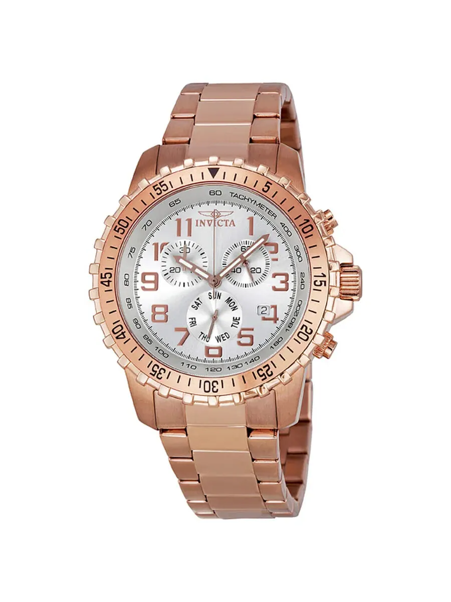 Часы Unisex Invicta Specialty Pilot Chronograph с серебристым циферблатом 11368 — изображение 1 из 6