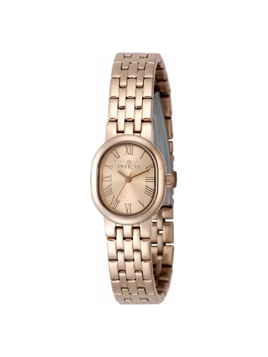 Женские часы Invicta Angel с кварцевым механизмом и розовым золотым циферблатом 48141 — изображение 1 из 1