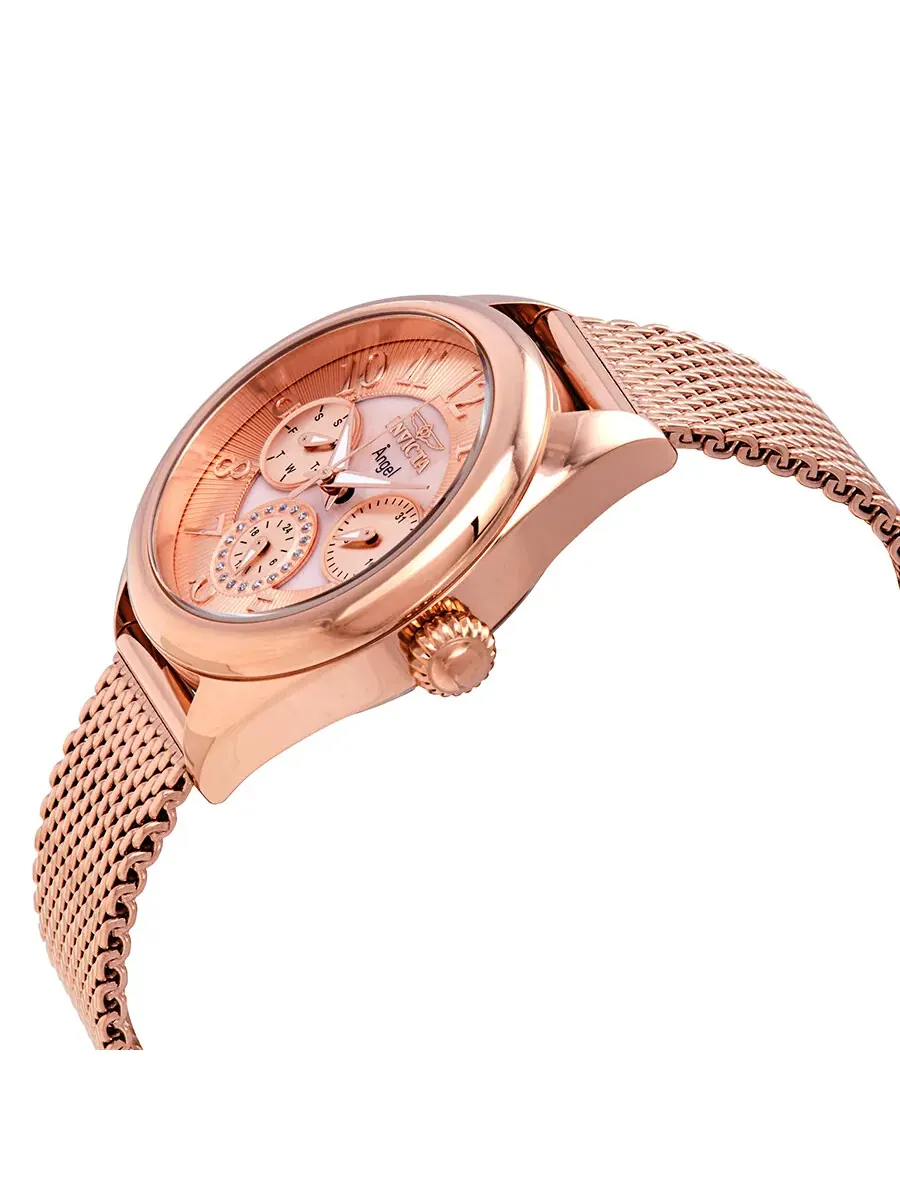 Женские часы Invicta Angel Rose Gold Dial 27454 — изображение 2 из 3, оттенок розовый золотистый