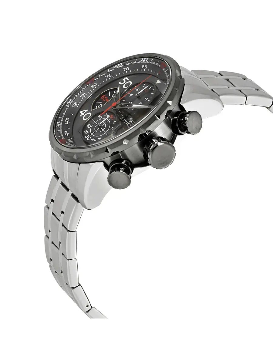 Мужские часы Invicta Aviator Chronograph с темно-серым циферблатом 17204 — изображение 2 из 3, оттенок серебристый