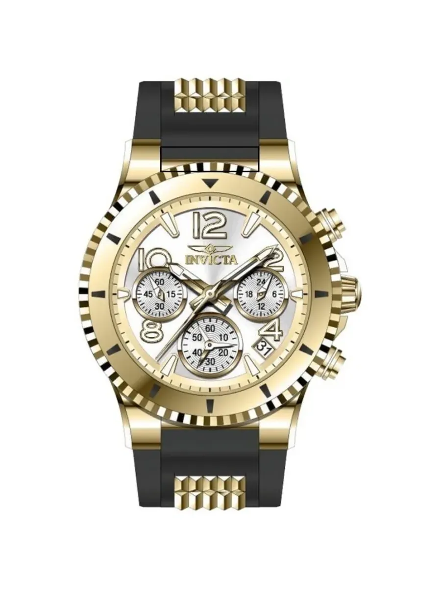 Женские часы Invicta Blu Chronograph GMT Quartz с серебристым циферблатом 49804 — изображение 1 из 1
