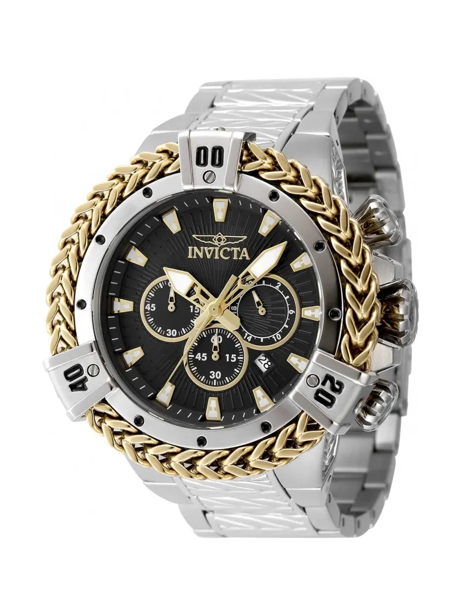 Мужские часы Invicta Bolt Chronograph GMT Quartz с черным циферблатом 48158 — изображение 1 из 1