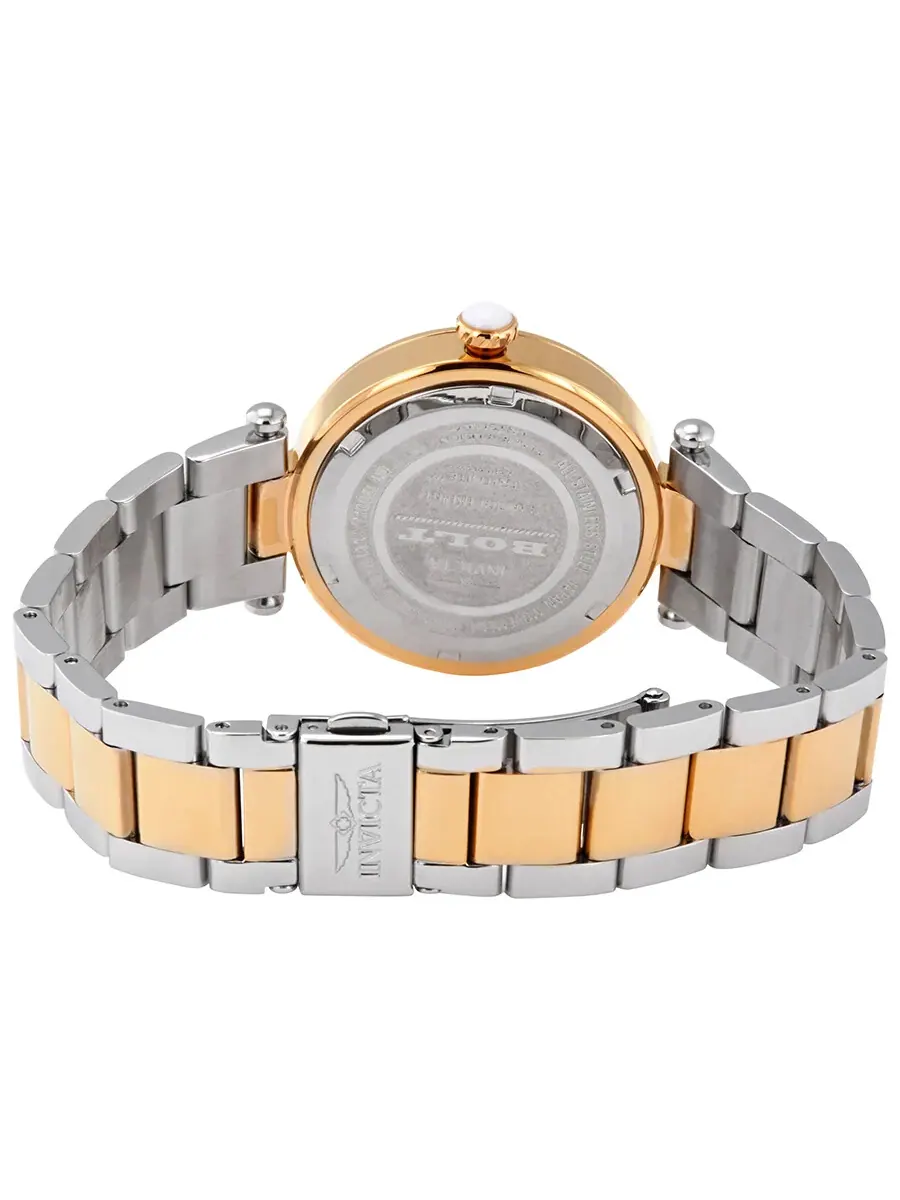 Женские часы Invicta Bolt с белым циферблатом 28960 — изображение 3 из 3, оттенок золотистый