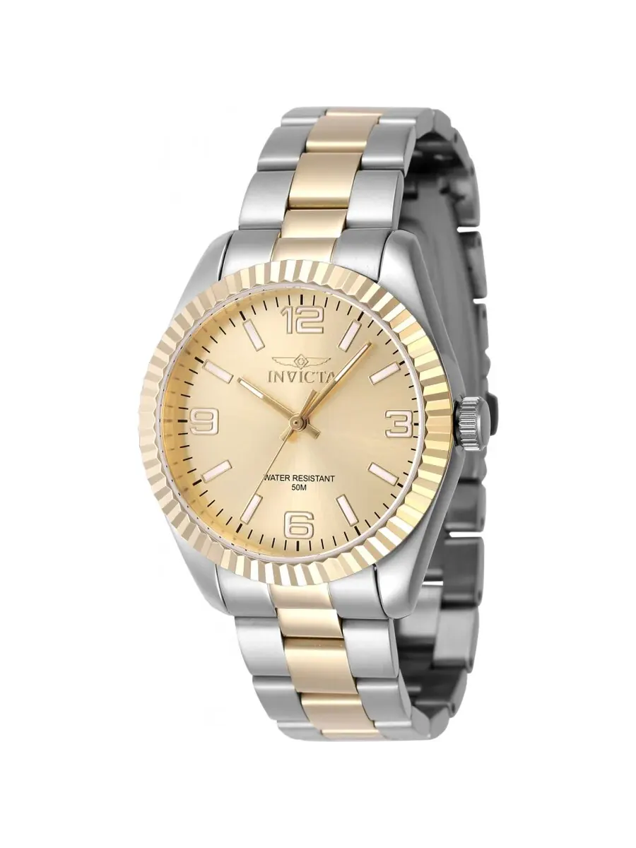 Женские кварцевые часы Invicta Specialty с золотым циферблатом, модель 47472 — изображение 1 из 1, оттенок золотистый