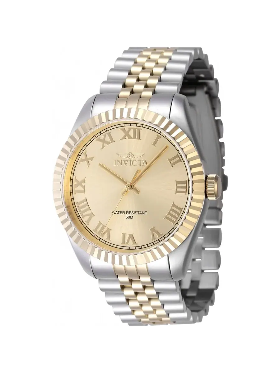 Мужские часы Invicta Specialty Quartz с золотым циферблатом 47404 — изображение 1 из 1, оттенок золотистый