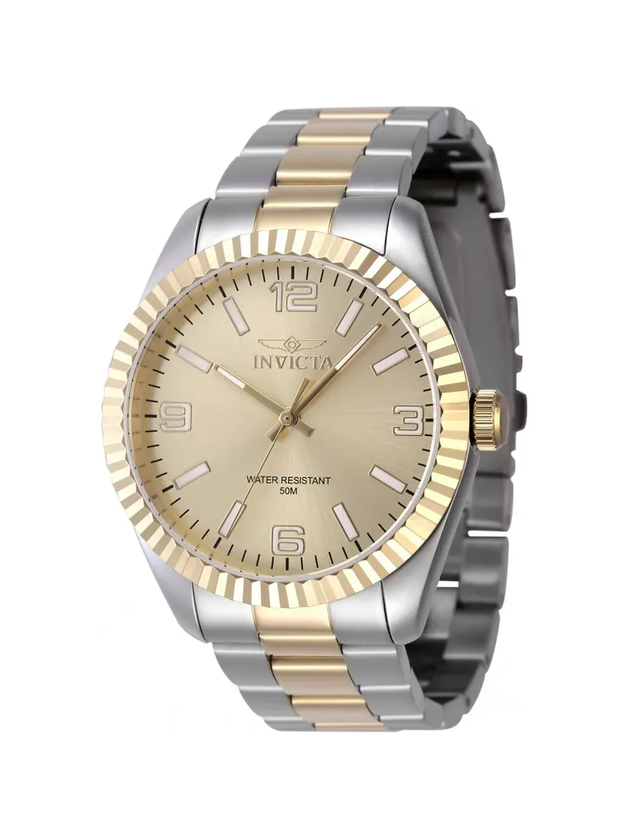 Мужские часы Invicta Specialty Quartz с золотым циферблатом 47457 — изображение 1 из 1, оттенок золотистый