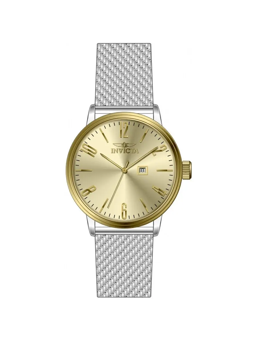 Мужские часы Invicta Specialty Quartz с золотым циферблатом 48937 — изображение 1 из 1, оттенок золотистый