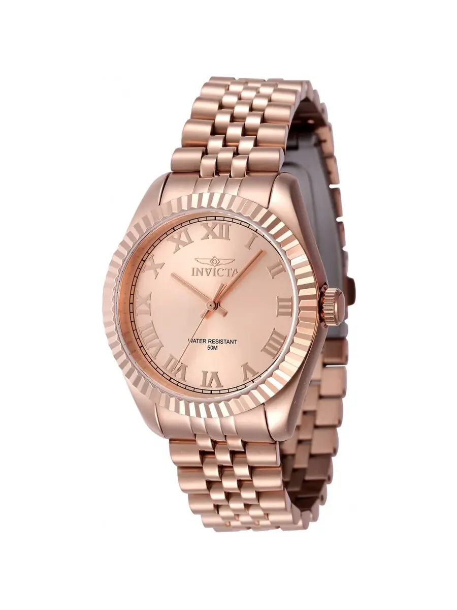 Женские часы Invicta Specialty с кварцевым механизмом и розовым золотым циферблатом, модель 47419 — изображение 1 из 1