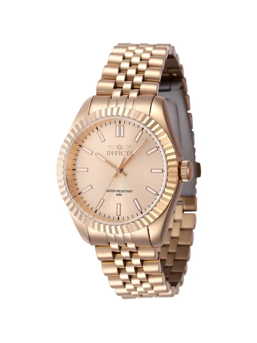 Женские часы Invicta Specialty с кварцевым механизмом и розовым золотым циферблатом, модель 47509 — изображение 1 из 1