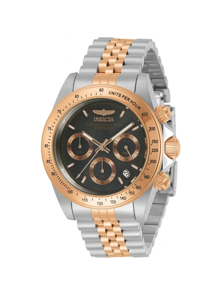 Мужские кварцевые часы Invicta Speedway Chronograph с угольно-серым циферблатом, модель 30993 — изображение 1 из 1