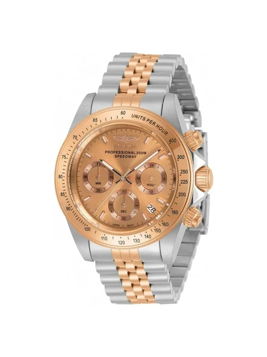 Мужские часы Invicta Speedway Chronograph Quartz 30994 — изображение 1 из 1, оттенок розовый золотистый