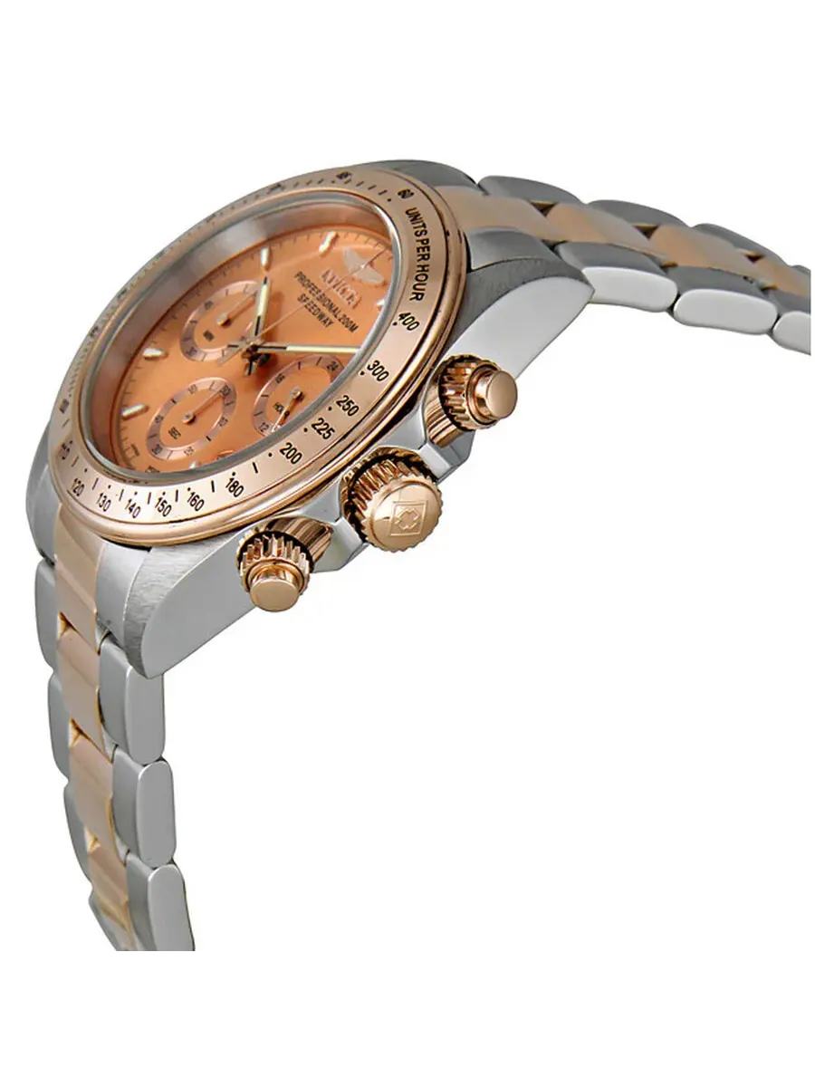 Мужские часы Invicta Speedway Chronograph с розовым солнечным циферблатом 6933 — изображение 2 из 4