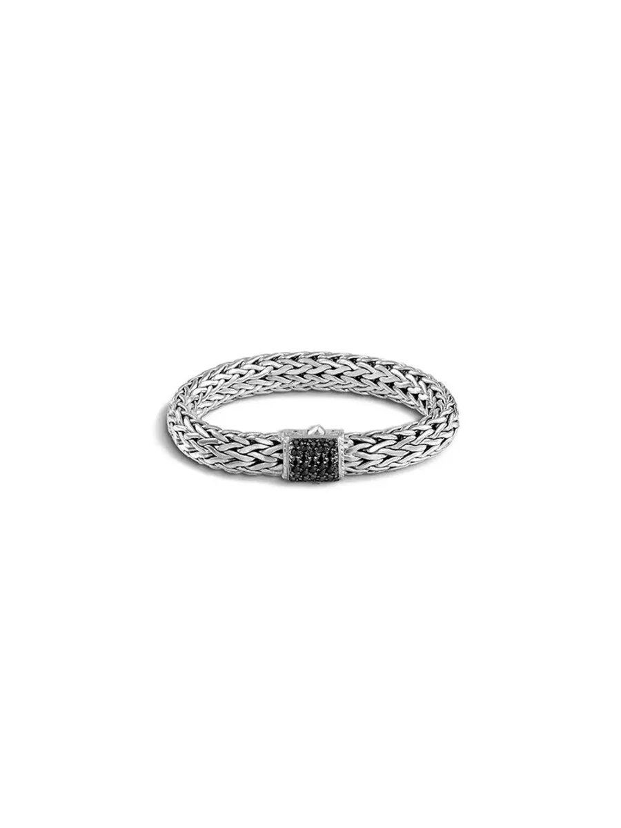 Браслет John Hardy Classic Chain с черным сапфиром, серебро 925 пробы - Bbs94052blsxum