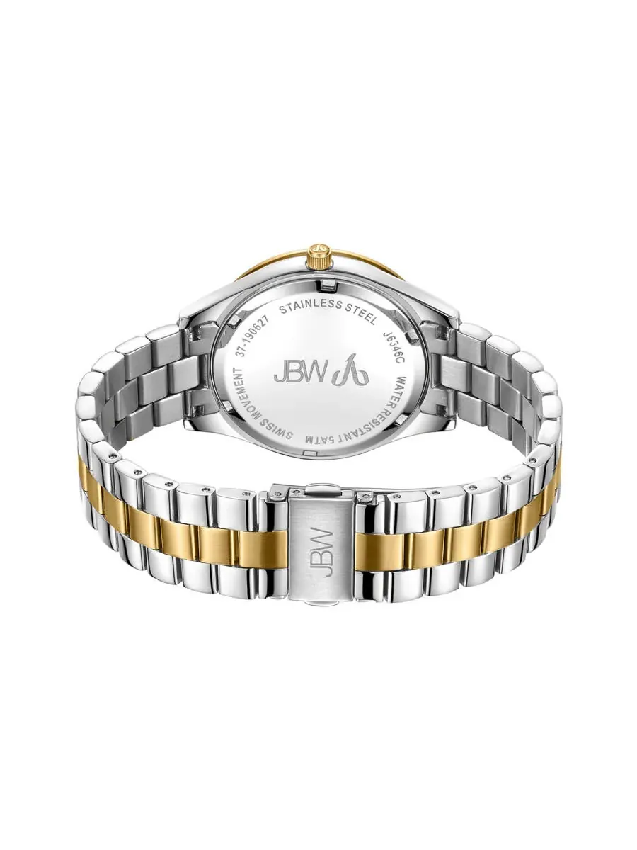 Женские часы JBW Cristal 39 с серебристым циферблатом J6346D — изображение 3 из 4, оттенок желтый золотистый
