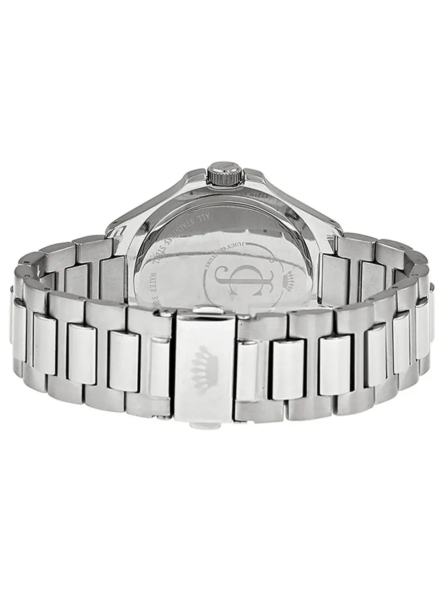 Женские часы Juicy Couture Jetsetter с серебристым циферблатом, корпусом из нержавеющей стали и — изображение 3 из 4
