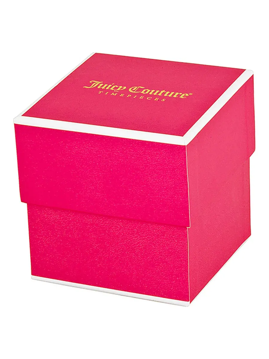 Женские часы Juicy Couture Jetsetter с серебристым циферблатом, корпусом из нержавеющей стали и — изображение 4 из 4