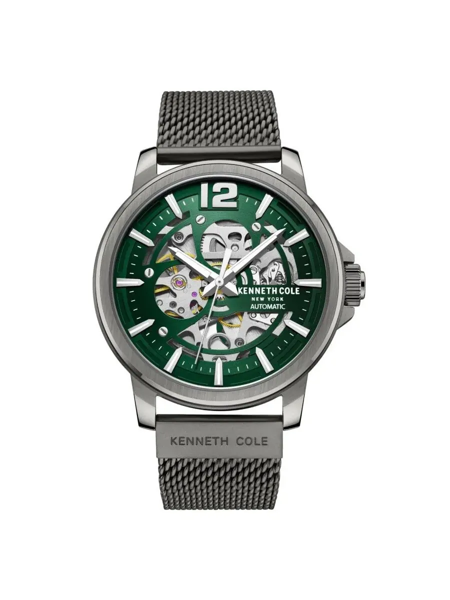 Мужские часы Kenneth Cole New York с автоматическим механизмом и зеленым циферблатом KCWGL2220510 — изображение 1 из 3