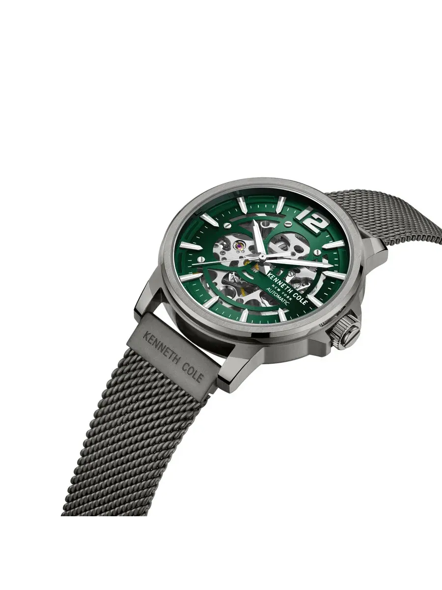 Мужские часы Kenneth Cole New York с автоматическим механизмом и зеленым циферблатом KCWGL2220510 — изображение 2 из 3