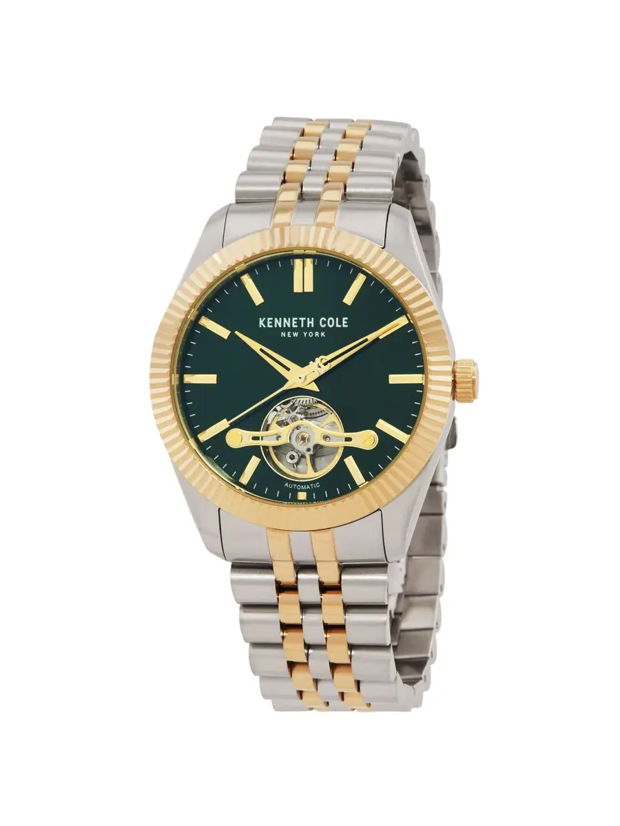 Мужские часы Kenneth Cole New York с автоматическим механизмом и зеленым циферблатом KCWGY0064803 — изображение 1 из 3