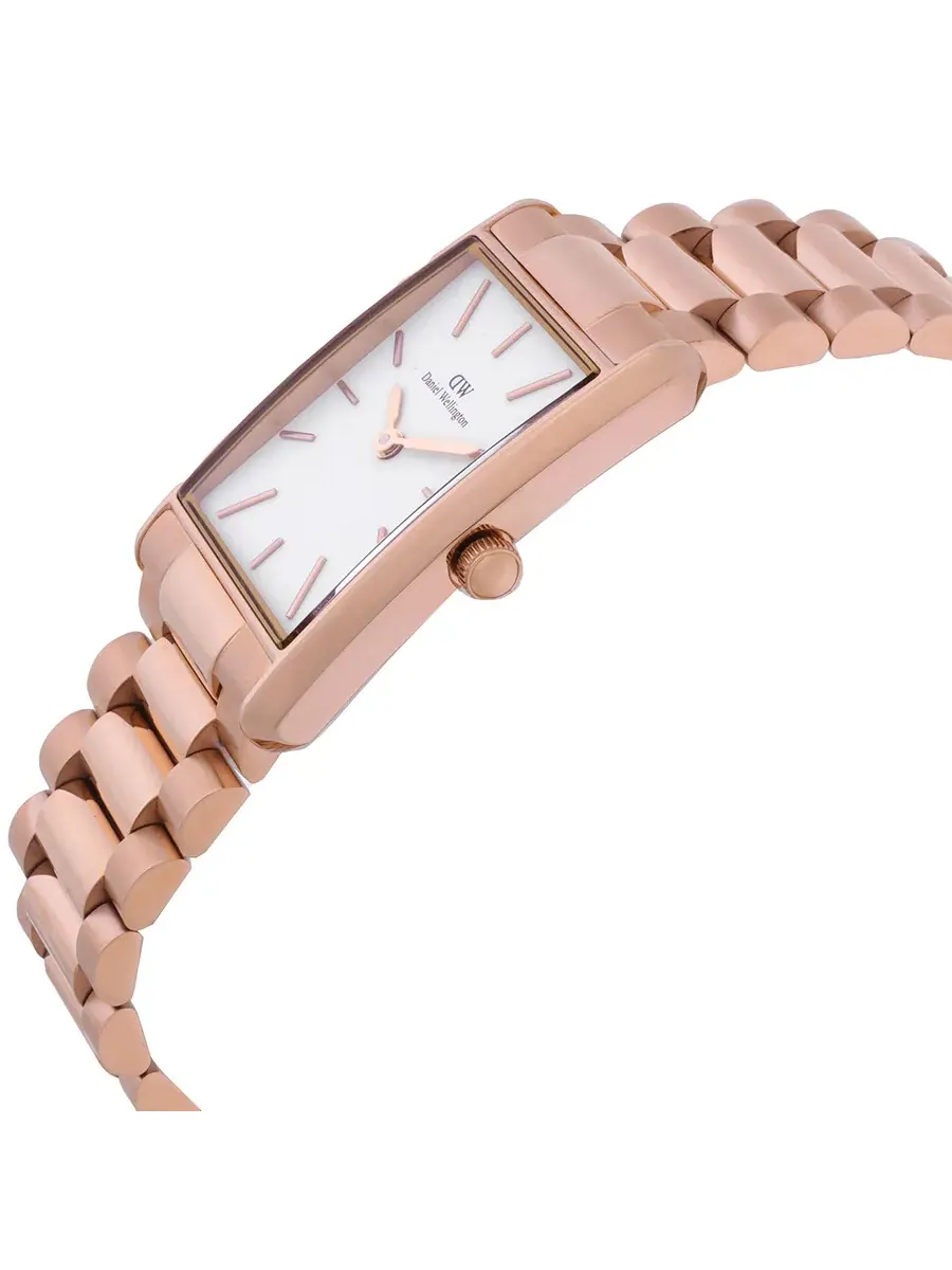 Женские часы Daniel Wellington Bound Quartz с белым циферблатом DW00100699 — изображение 2 из 3, оттенок розовый золотистый